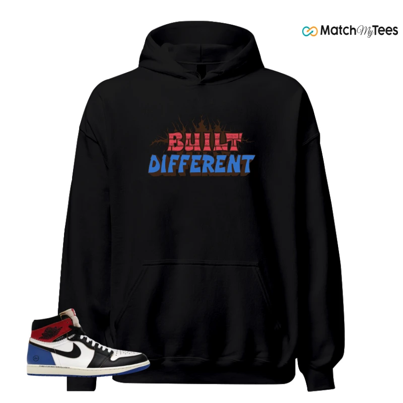 NIKE AIR JORDAN 1 RETRO HIGH OG SP FRAGMENT X UNION LA VARSITY RED SPORT ROYAL SNEAKER Matching Tees hoodie