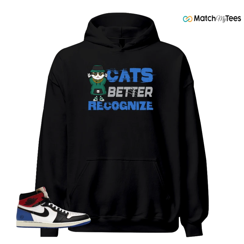 NIKE AIR JORDAN 1 RETRO HIGH OG SP FRAGMENT X UNION LA VARSITY RED SPORT ROYAL SNEAKER Matching Tees hoodie
