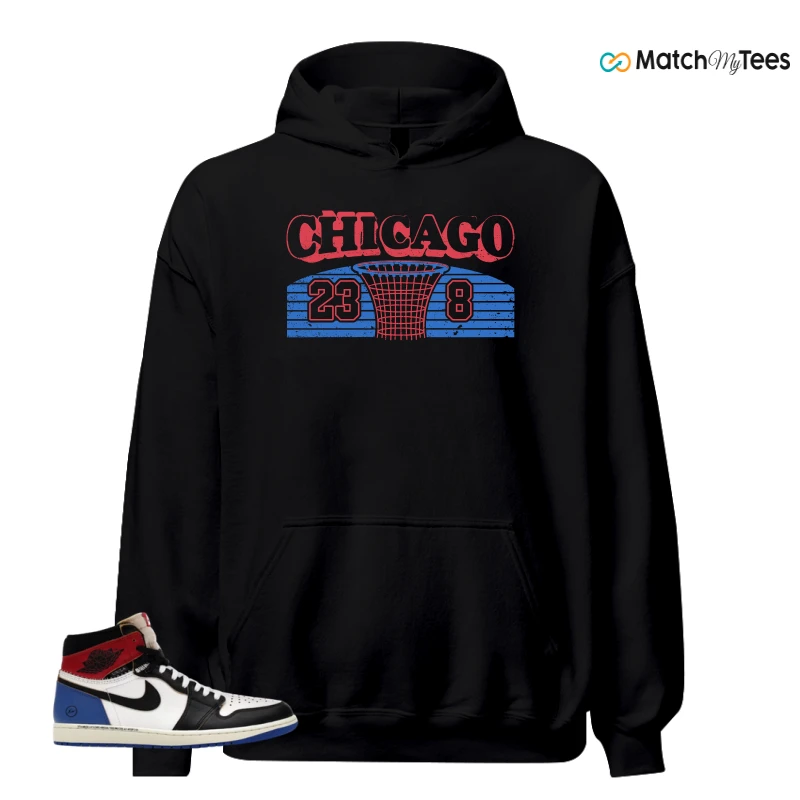 NIKE AIR JORDAN 1 RETRO HIGH OG SP FRAGMENT X UNION LA VARSITY RED SPORT ROYAL SNEAKER Matching Tees hoodie