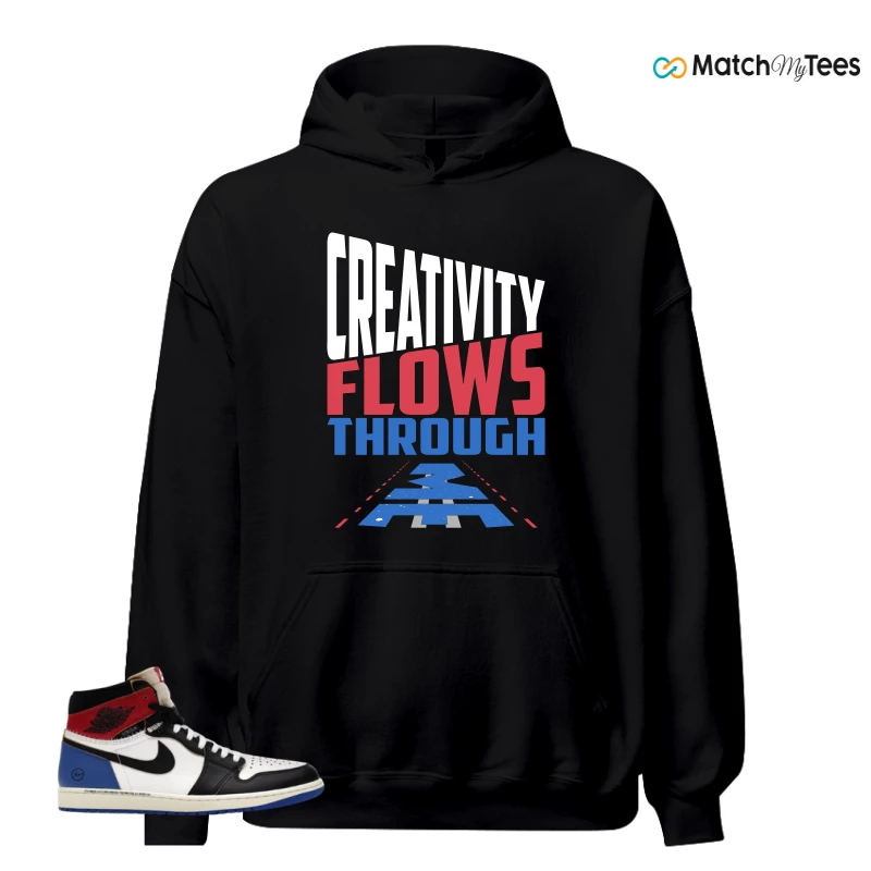 NIKE AIR JORDAN 1 RETRO HIGH OG SP FRAGMENT X UNION LA VARSITY RED SPORT ROYAL SNEAKER Matching Tees hoodie