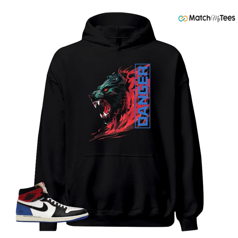 NIKE AIR JORDAN 1 RETRO HIGH OG SP FRAGMENT X UNION LA VARSITY RED SPORT ROYAL SNEAKER Matching Tees hoodie