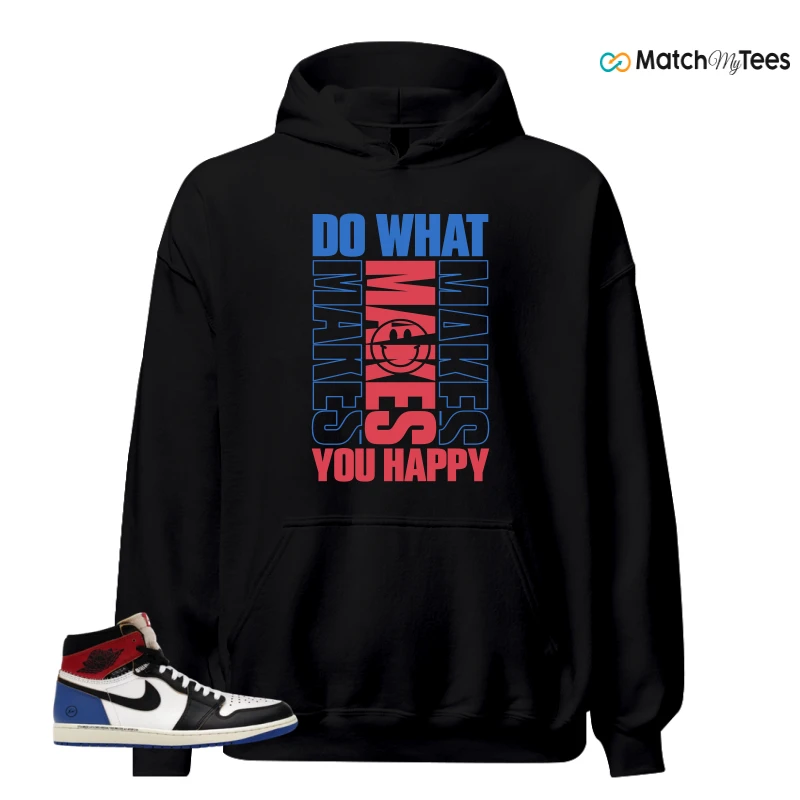 NIKE AIR JORDAN 1 RETRO HIGH OG SP FRAGMENT X UNION LA VARSITY RED SPORT ROYAL SNEAKER Matching Tees hoodie