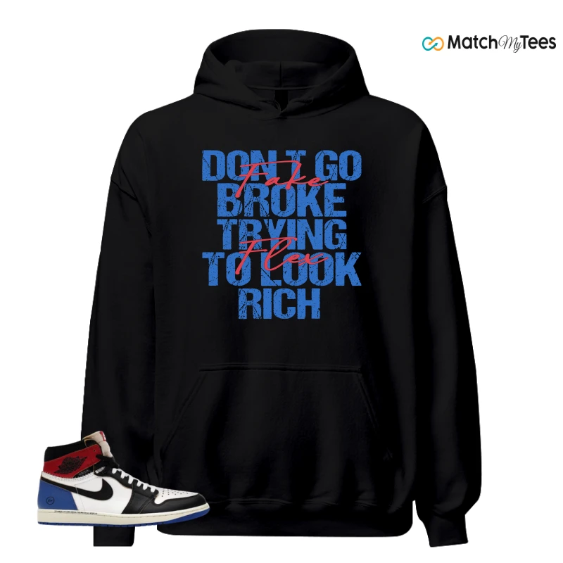 NIKE AIR JORDAN 1 RETRO HIGH OG SP FRAGMENT X UNION LA VARSITY RED SPORT ROYAL SNEAKER Matching Tees hoodie