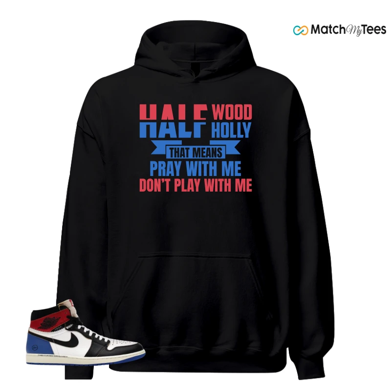 NIKE AIR JORDAN 1 RETRO HIGH OG SP FRAGMENT X UNION LA VARSITY RED SPORT ROYAL SNEAKER Matching Tees hoodie