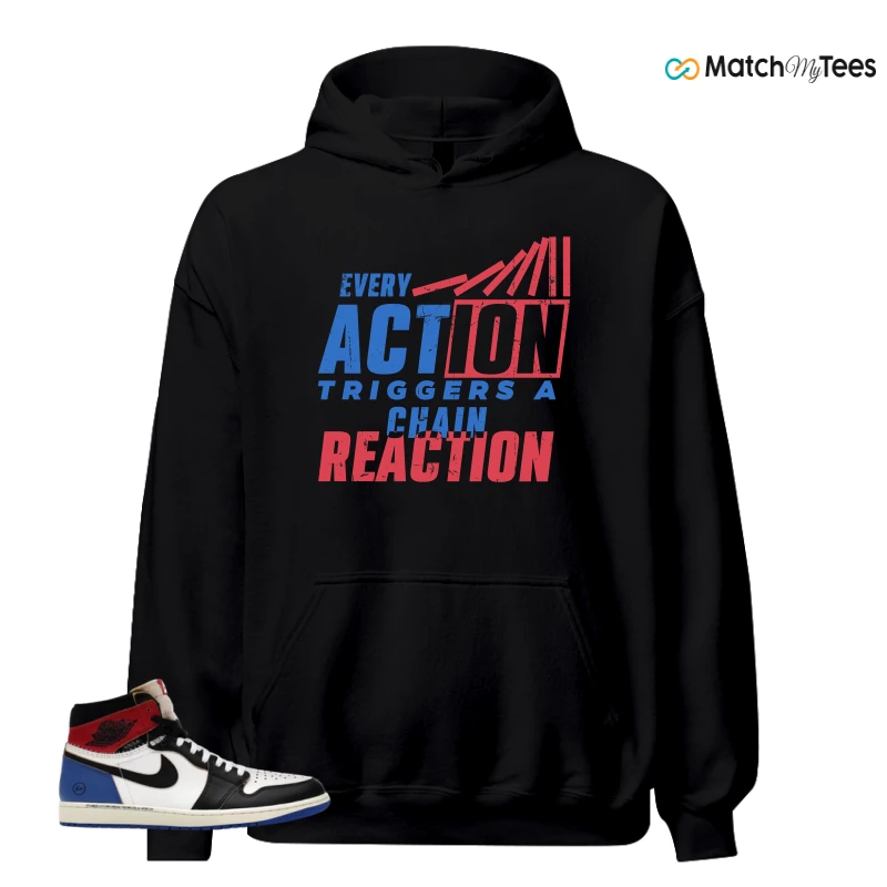 NIKE AIR JORDAN 1 RETRO HIGH OG SP FRAGMENT X UNION LA VARSITY RED SPORT ROYAL SNEAKER Matching Tees hoodie