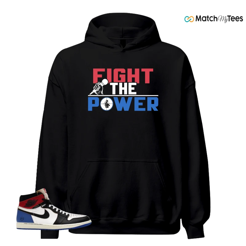 NIKE AIR JORDAN 1 RETRO HIGH OG SP FRAGMENT X UNION LA VARSITY RED SPORT ROYAL SNEAKER Matching Tees hoodie