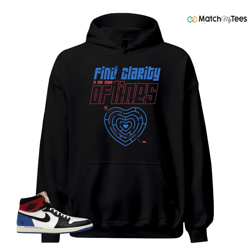 NIKE AIR JORDAN 1 RETRO HIGH OG SP FRAGMENT X UNION LA VARSITY RED SPORT ROYAL SNEAKER Matching Tees hoodie