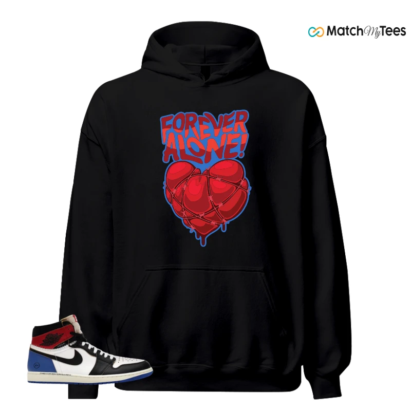 NIKE AIR JORDAN 1 RETRO HIGH OG SP FRAGMENT X UNION LA VARSITY RED SPORT ROYAL SNEAKER Matching Tees hoodie