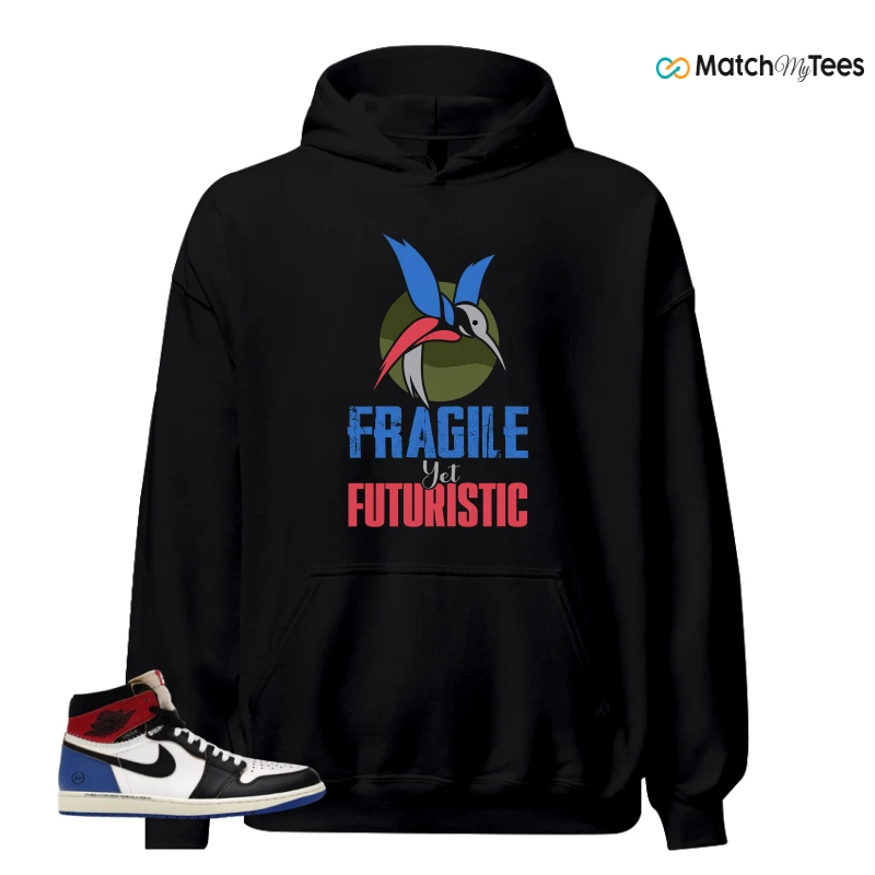 NIKE AIR JORDAN 1 RETRO HIGH OG SP FRAGMENT X UNION LA VARSITY RED SPORT ROYAL SNEAKER Matching Tees hoodie