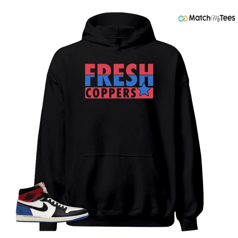 NIKE AIR JORDAN 1 RETRO HIGH OG SP FRAGMENT X UNION LA VARSITY RED SPORT ROYAL SNEAKER Matching Tees hoodie