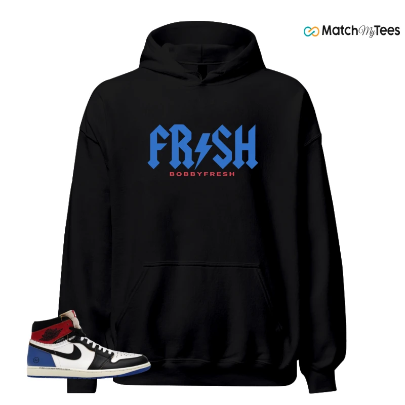 NIKE AIR JORDAN 1 RETRO HIGH OG SP FRAGMENT X UNION LA VARSITY RED SPORT ROYAL SNEAKER Matching Tees hoodie
