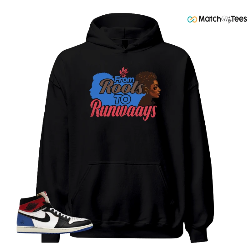 NIKE AIR JORDAN 1 RETRO HIGH OG SP FRAGMENT X UNION LA VARSITY RED SPORT ROYAL SNEAKER Matching Tees hoodie