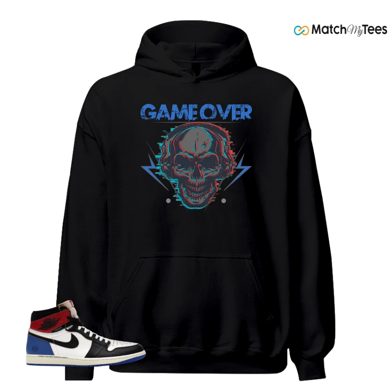 NIKE AIR JORDAN 1 RETRO HIGH OG SP FRAGMENT X UNION LA VARSITY RED SPORT ROYAL SNEAKER Matching Tees hoodie