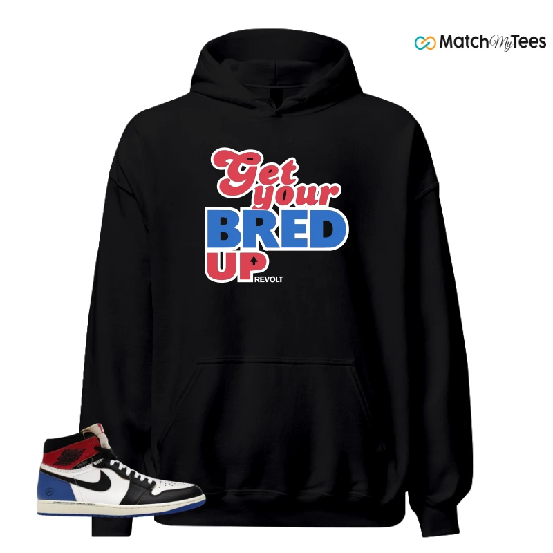 NIKE AIR JORDAN 1 RETRO HIGH OG SP FRAGMENT X UNION LA VARSITY RED SPORT ROYAL SNEAKER Matching Tees hoodie