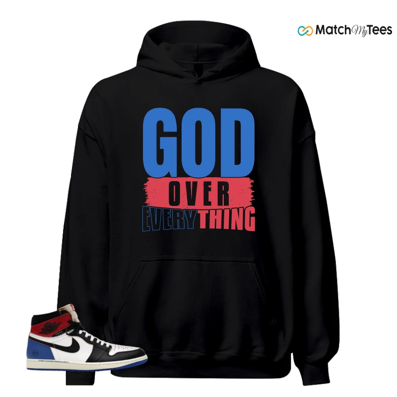 NIKE AIR JORDAN 1 RETRO HIGH OG SP FRAGMENT X UNION LA VARSITY RED SPORT ROYAL SNEAKER Matching Tees hoodie