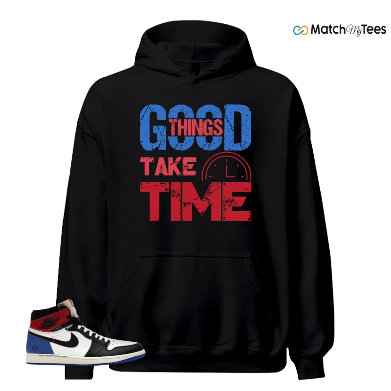 NIKE AIR JORDAN 1 RETRO HIGH OG SP FRAGMENT X UNION LA VARSITY RED SPORT ROYAL SNEAKER Matching Tees hoodie