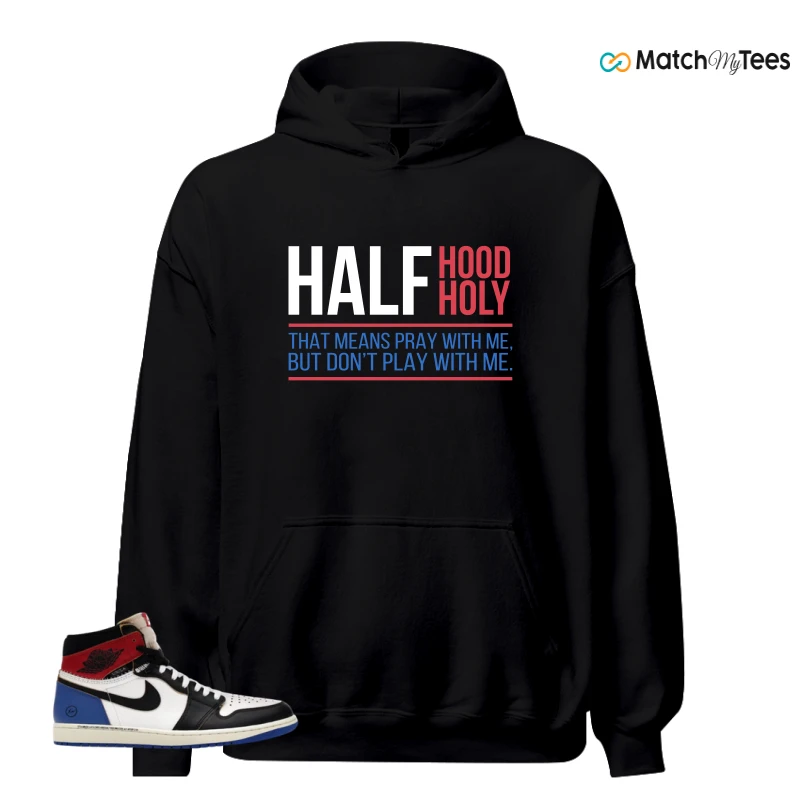 NIKE AIR JORDAN 1 RETRO HIGH OG SP FRAGMENT X UNION LA VARSITY RED SPORT ROYAL SNEAKER Matching Tees hoodie