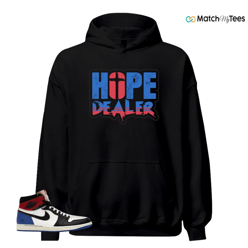 NIKE AIR JORDAN 1 RETRO HIGH OG SP FRAGMENT X UNION LA VARSITY RED SPORT ROYAL SNEAKER Matching Tees hoodie
