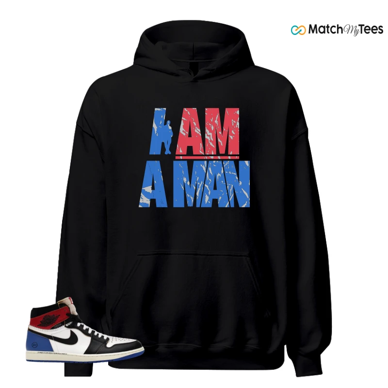 NIKE AIR JORDAN 1 RETRO HIGH OG SP FRAGMENT X UNION LA VARSITY RED SPORT ROYAL SNEAKER Matching Tees hoodie