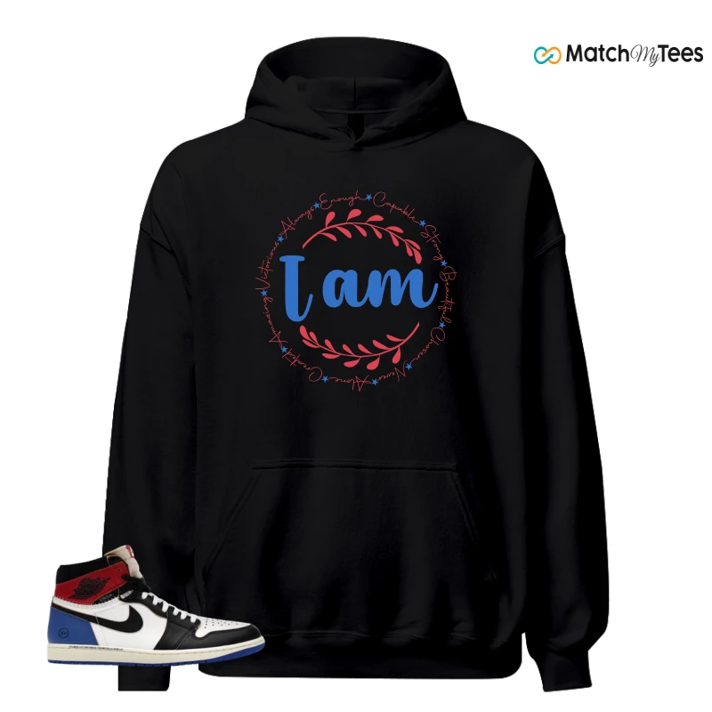 NIKE AIR JORDAN 1 RETRO HIGH OG SP FRAGMENT X UNION LA VARSITY RED SPORT ROYAL SNEAKER Matching Tees hoodie