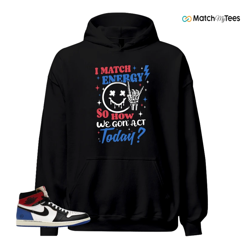 NIKE AIR JORDAN 1 RETRO HIGH OG SP FRAGMENT X UNION LA VARSITY RED SPORT ROYAL SNEAKER Matching Tees hoodie