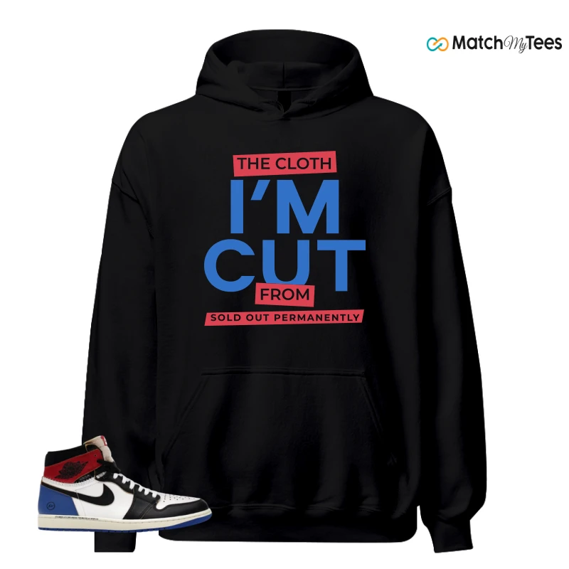 NIKE AIR JORDAN 1 RETRO HIGH OG SP FRAGMENT X UNION LA VARSITY RED SPORT ROYAL SNEAKER Matching Tees hoodie