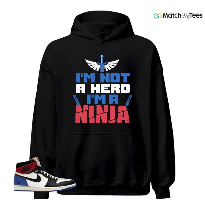 NIKE AIR JORDAN 1 RETRO HIGH OG SP FRAGMENT X UNION LA VARSITY RED SPORT ROYAL SNEAKER Matching Tees hoodie