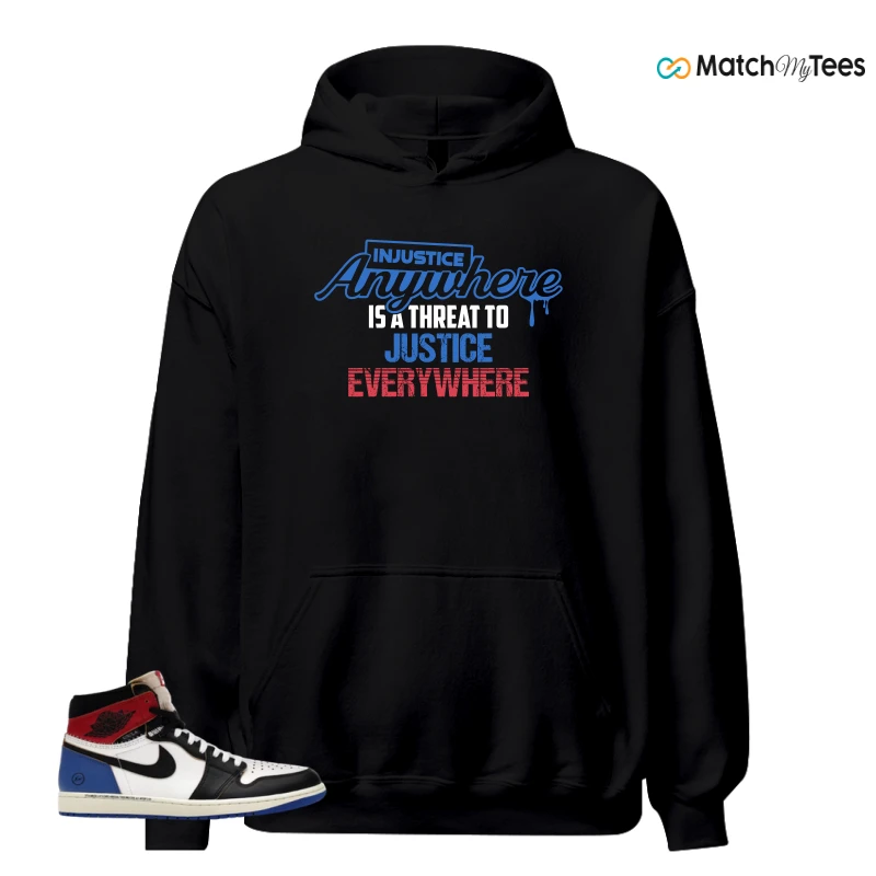 NIKE AIR JORDAN 1 RETRO HIGH OG SP FRAGMENT X UNION LA VARSITY RED SPORT ROYAL SNEAKER Matching Tees hoodie
