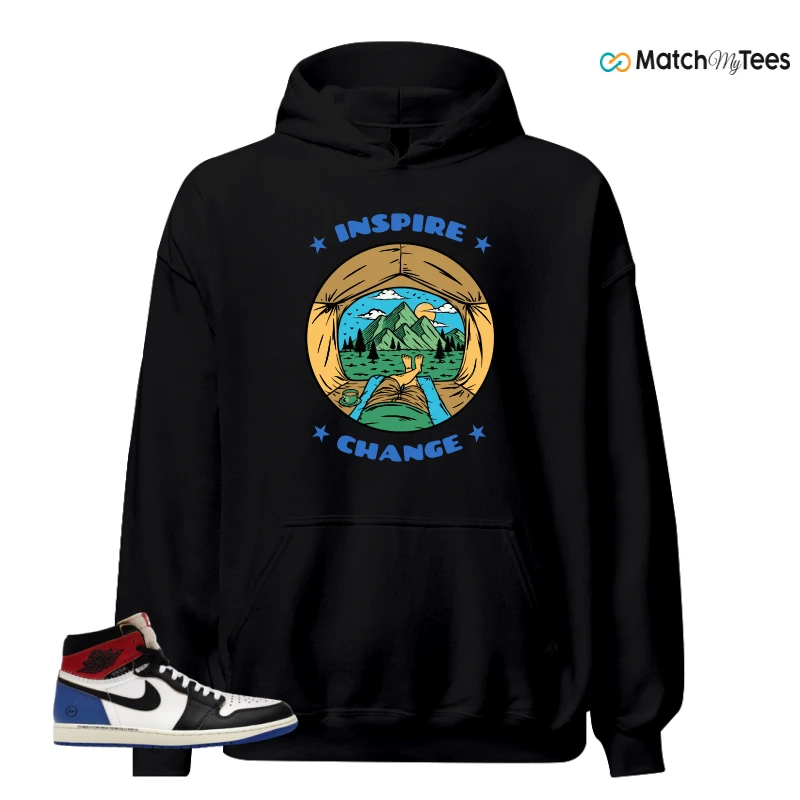 NIKE AIR JORDAN 1 RETRO HIGH OG SP FRAGMENT X UNION LA VARSITY RED SPORT ROYAL SNEAKER Matching Tees hoodie
