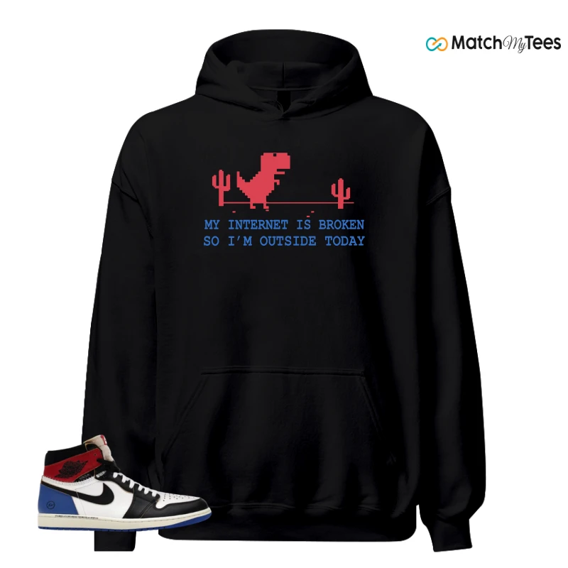 NIKE AIR JORDAN 1 RETRO HIGH OG SP FRAGMENT X UNION LA VARSITY RED SPORT ROYAL SNEAKER Matching Tees hoodie