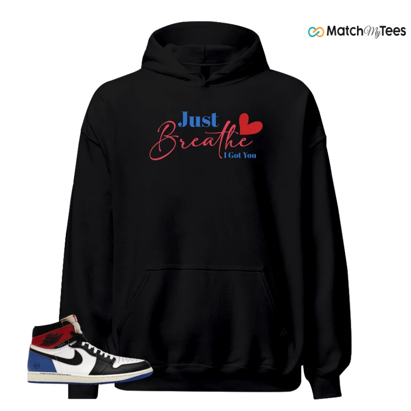 NIKE AIR JORDAN 1 RETRO HIGH OG SP FRAGMENT X UNION LA VARSITY RED SPORT ROYAL SNEAKER Matching Tees hoodie