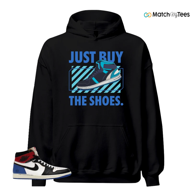 NIKE AIR JORDAN 1 RETRO HIGH OG SP FRAGMENT X UNION LA VARSITY RED SPORT ROYAL SNEAKER Matching Tees hoodie