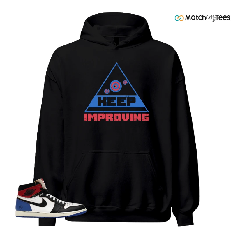 NIKE AIR JORDAN 1 RETRO HIGH OG SP FRAGMENT X UNION LA VARSITY RED SPORT ROYAL SNEAKER Matching Tees hoodie