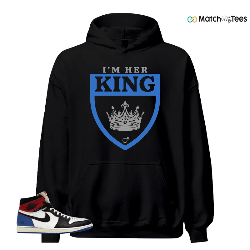 NIKE AIR JORDAN 1 RETRO HIGH OG SP FRAGMENT X UNION LA VARSITY RED SPORT ROYAL SNEAKER Matching Tees hoodie