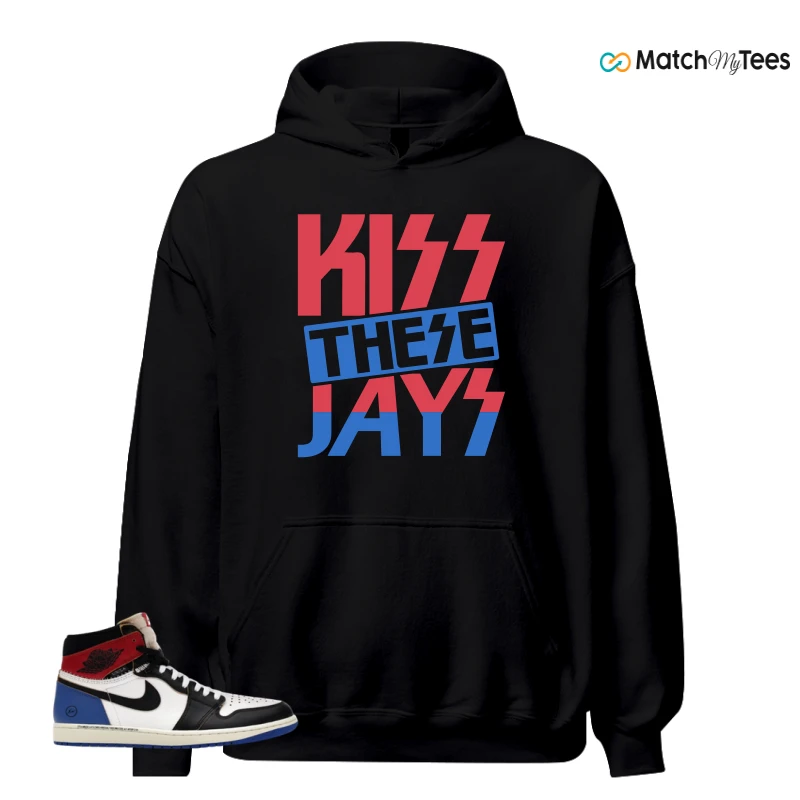 NIKE AIR JORDAN 1 RETRO HIGH OG SP FRAGMENT X UNION LA VARSITY RED SPORT ROYAL SNEAKER Matching Tees hoodie