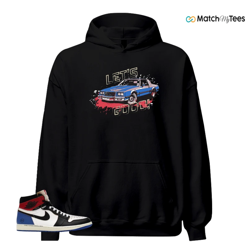 NIKE AIR JORDAN 1 RETRO HIGH OG SP FRAGMENT X UNION LA VARSITY RED SPORT ROYAL SNEAKER Matching Tees hoodie