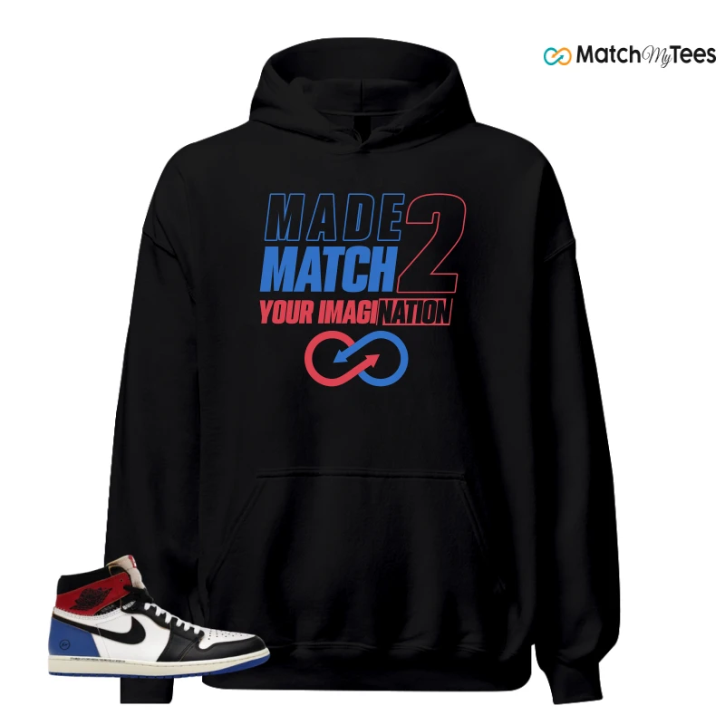NIKE AIR JORDAN 1 RETRO HIGH OG SP FRAGMENT X UNION LA VARSITY RED SPORT ROYAL SNEAKER Matching Tees hoodie