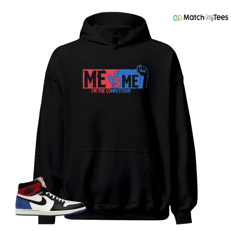 NIKE AIR JORDAN 1 RETRO HIGH OG SP FRAGMENT X UNION LA VARSITY RED SPORT ROYAL SNEAKER Matching Tees hoodie