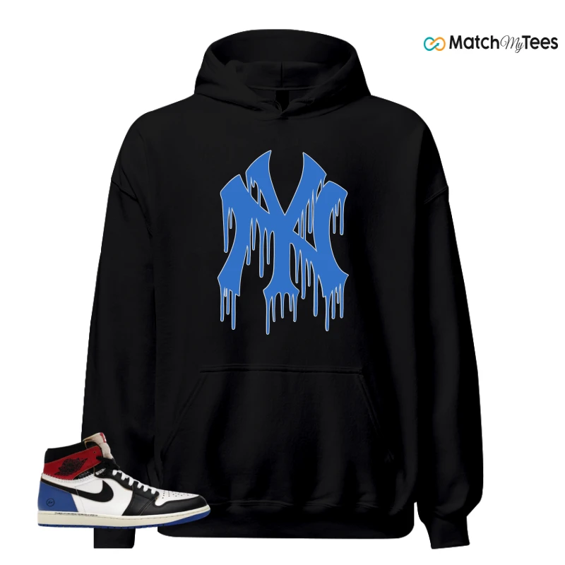 NIKE AIR JORDAN 1 RETRO HIGH OG SP FRAGMENT X UNION LA VARSITY RED SPORT ROYAL SNEAKER Matching Tees hoodie