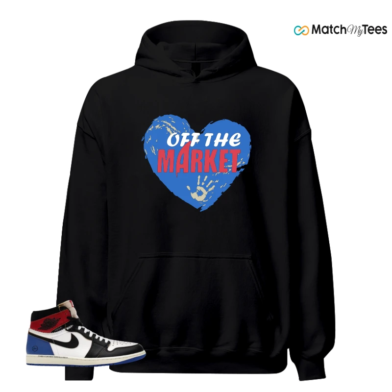 NIKE AIR JORDAN 1 RETRO HIGH OG SP FRAGMENT X UNION LA VARSITY RED SPORT ROYAL SNEAKER Matching Tees hoodie