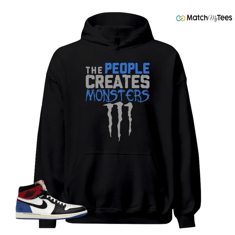 NIKE AIR JORDAN 1 RETRO HIGH OG SP FRAGMENT X UNION LA VARSITY RED SPORT ROYAL SNEAKER Matching Tees hoodie