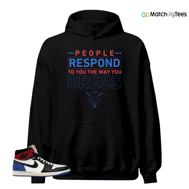 NIKE AIR JORDAN 1 RETRO HIGH OG SP FRAGMENT X UNION LA VARSITY RED SPORT ROYAL SNEAKER Matching Tees hoodie