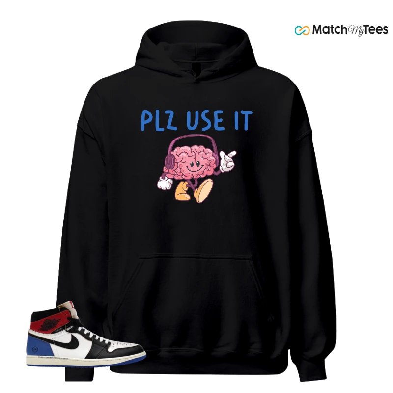 NIKE AIR JORDAN 1 RETRO HIGH OG SP FRAGMENT X UNION LA VARSITY RED SPORT ROYAL SNEAKER Matching Tees hoodie