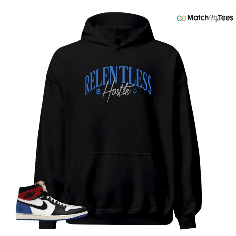 NIKE AIR JORDAN 1 RETRO HIGH OG SP FRAGMENT X UNION LA VARSITY RED SPORT ROYAL SNEAKER Matching Tees hoodie