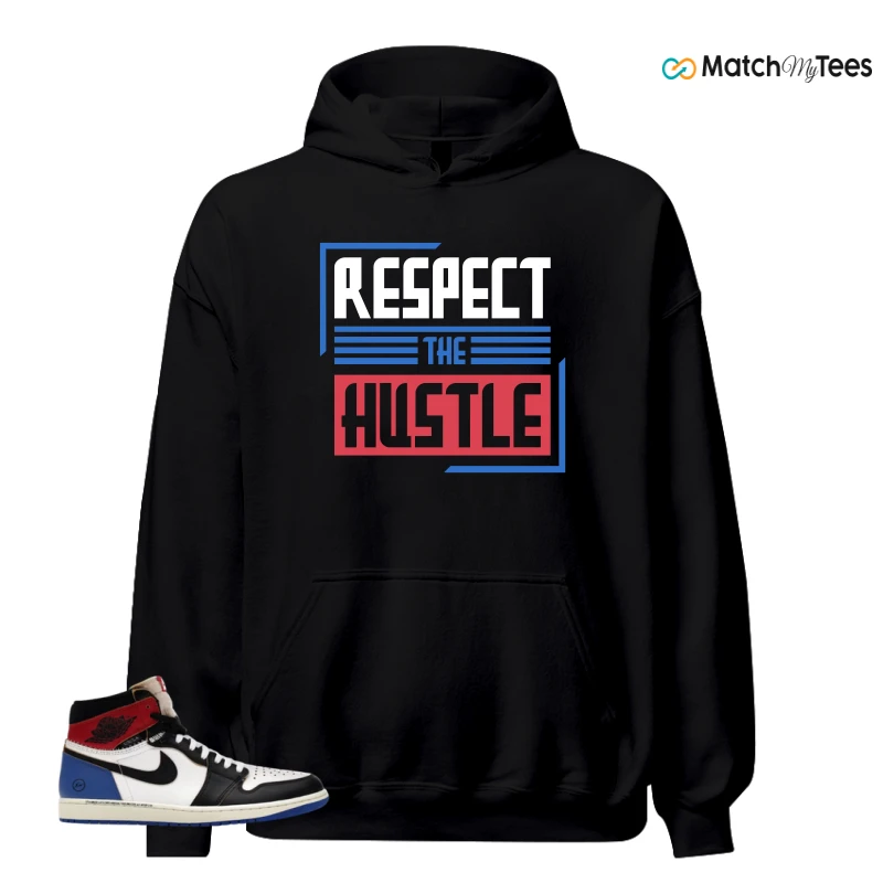 NIKE AIR JORDAN 1 RETRO HIGH OG SP FRAGMENT X UNION LA VARSITY RED SPORT ROYAL SNEAKER Matching Tees hoodie