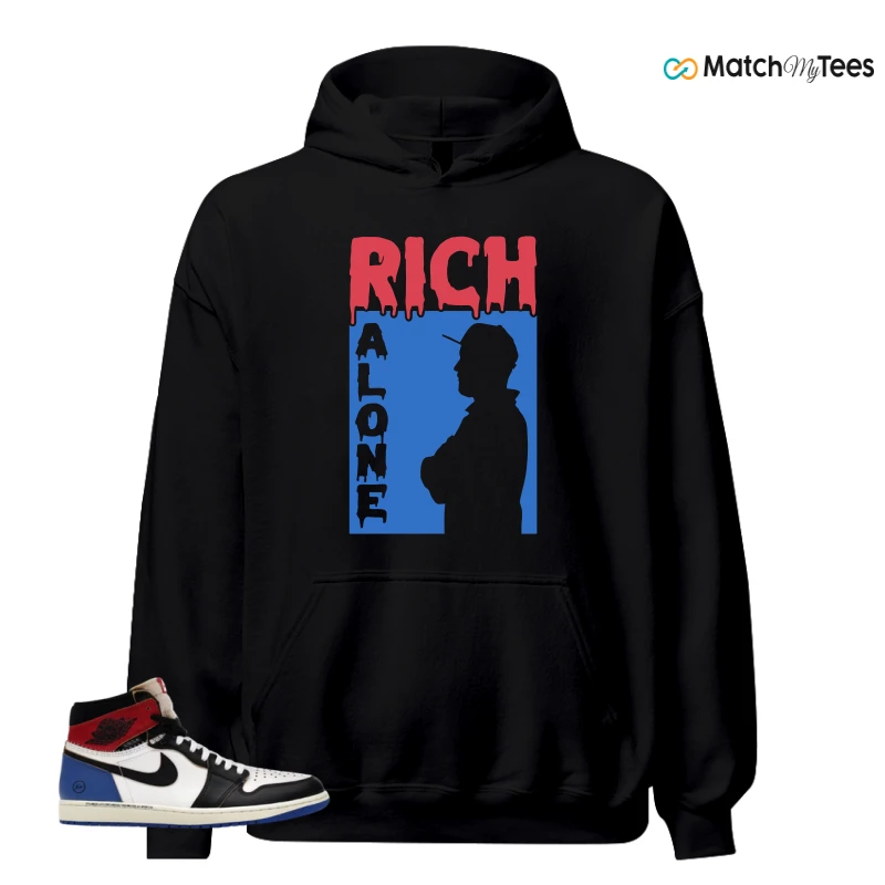 NIKE AIR JORDAN 1 RETRO HIGH OG SP FRAGMENT X UNION LA VARSITY RED SPORT ROYAL SNEAKER Matching Tees hoodie