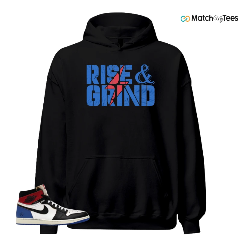 NIKE AIR JORDAN 1 RETRO HIGH OG SP FRAGMENT X UNION LA VARSITY RED SPORT ROYAL SNEAKER Matching Tees hoodie
