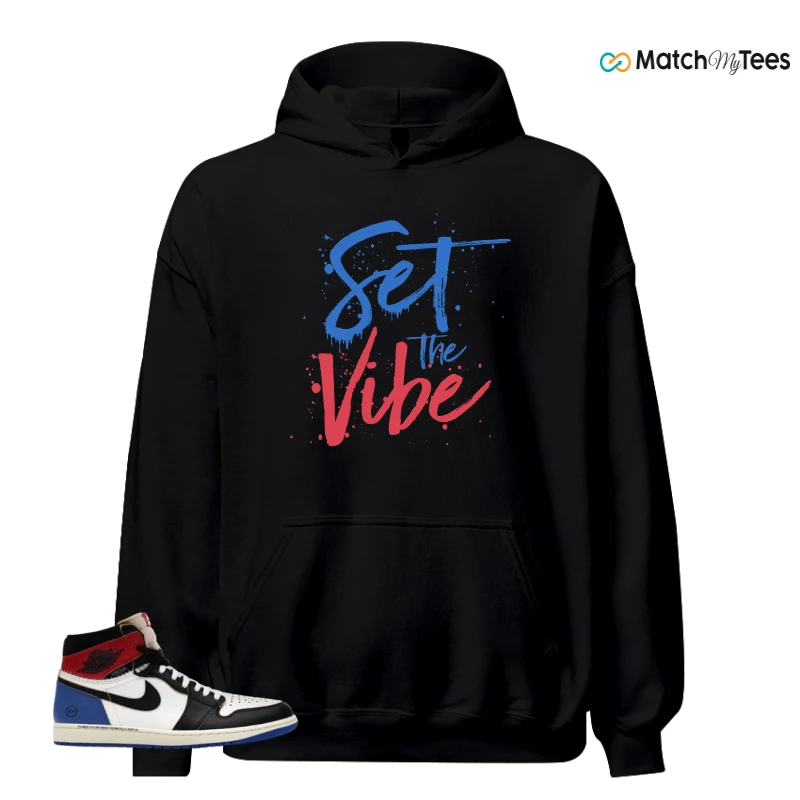 NIKE AIR JORDAN 1 RETRO HIGH OG SP FRAGMENT X UNION LA VARSITY RED SPORT ROYAL SNEAKER Matching Tees hoodie