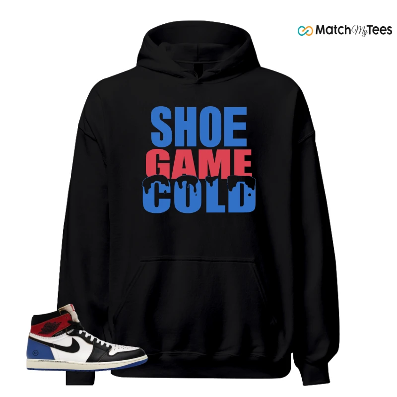 NIKE AIR JORDAN 1 RETRO HIGH OG SP FRAGMENT X UNION LA VARSITY RED SPORT ROYAL SNEAKER Matching Tees hoodie