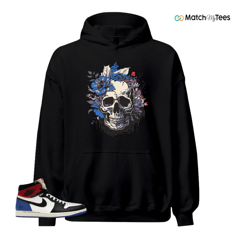NIKE AIR JORDAN 1 RETRO HIGH OG SP FRAGMENT X UNION LA VARSITY RED SPORT ROYAL SNEAKER Matching Tees hoodie